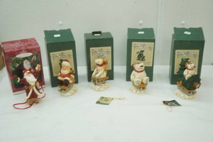 Hallmark Keepsake Santa Ornaments, Studio G Minneapolis MN Christmas Figurines