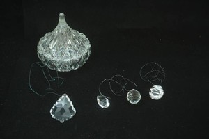 Crystal Glass Hershey Kiss, Crystal Window Prisms