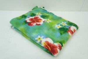 floral print fleece material 120 x 78