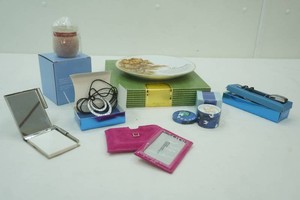 group of Avon gifts and collectibles