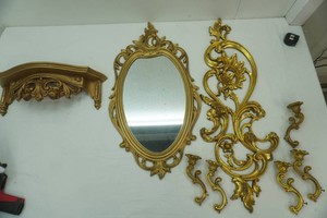 vintage wall decor with 5 detachable candle holders