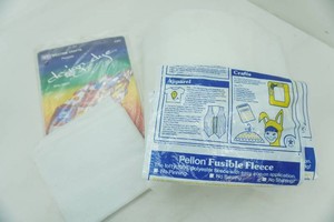 Fabric.  Fusable Fleece