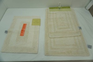 NEW Bath Rugs. Ivory Colored