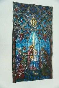 15x28 stained glass window piece (poly)