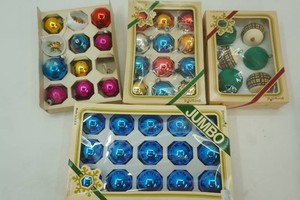 vintage glass bulb ornaments