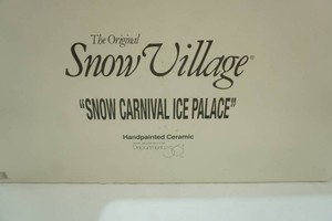 Snow Village Snow Carnival Ice Palace