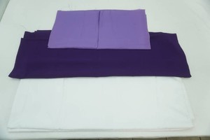 Fabric, Purple and White