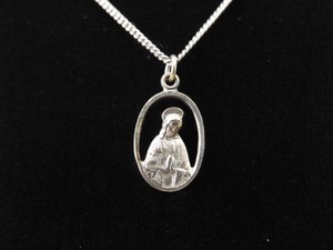 .925 Sterling Silver Jesus Christ Pendant Necklace