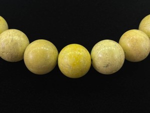 17.5 Canyon Jasper Large Bead Necklace