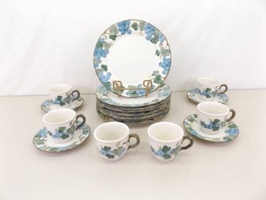Lot of Vintage Metlox Poppytrail Sculptured Grape Stoneware Dishes