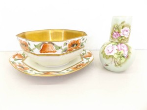 Vintage B&ampCo France and Hand Painted Lefton Porcelain