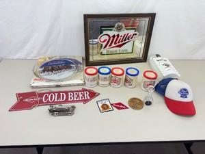 Lot of Vintage etc. Grain Belt Beer, Hamms etc. Advertising, Beer Signs, Trays, etc.
