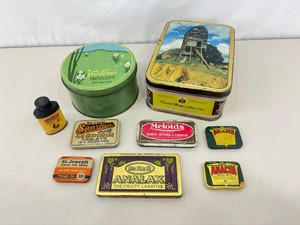 Lot of Vintage and Antique Advertising Tins
