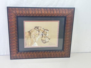 19 x 26 Wood Framed Free Ride by Nancy Strailey #41225