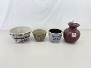 Lot of Roseville etc. Stoneware Pottery Pieces