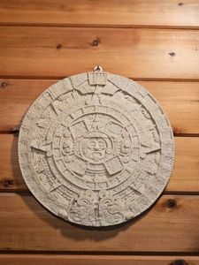 Resin Aztec Sun Stone Calendar