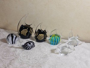 Elegant Studio Glass Tropical Angel Fish
