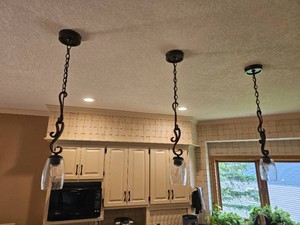 Mini Pendant Ceiling Fixtures with Oil-Rubbed Bronze Finish