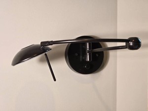 Pair of Adjustable Swing Arm Wall Reading Lights