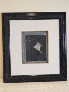 Modern Fine Art Fine Art Mixed Media Construction Print - Alpha I