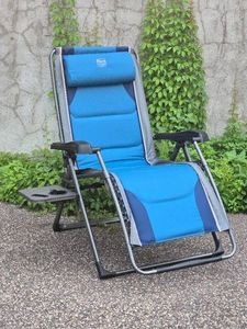 Timber Ridge Padded Zero Gravity Recliner with Side Tray