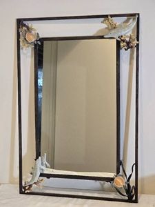 Coastal Dolphin, Sea Turtle and Coral Wall Mirror
