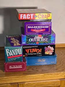 Collection of Classic Party and Family Board Games