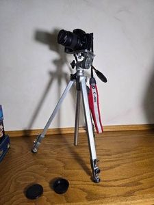 Vintage Canon EOS Rebel XS 35mm Camera with Lens and Tripod