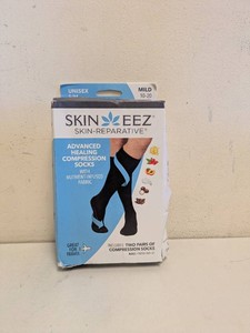 SKIN EEZ SKIN-REPARATIVE ADVANCED HEALING COMPRESSION SOCKS MILD SM