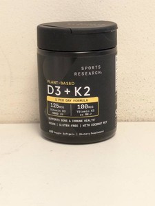 SPORTS RESEARCH PLANT BASED D3K2 160CT