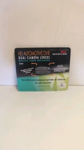 WHISTLER HD AUTOMOTIVE DVR DUAL CAMERA LENSES DIGITAL VIDEO RECORDER