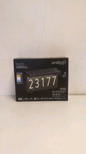 ARTIKA BOWEN SOLAR LED ADDRESS WALL LIGHT