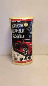 NEW KIRKLAND SIGNATURE MICROFIBER TOWELS 36CT