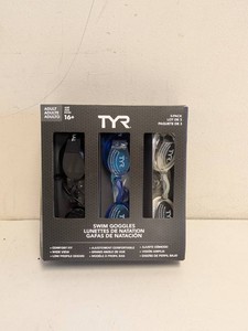 TYR ADULT SWIM GOGGLES 3PK