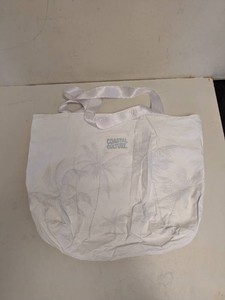 NEW COASTAL CULTURE TOTE WHITE FLORAL