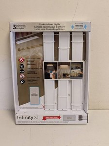 NEW INFINITY X1 RECHARGEABLE UNDER CABINET LIGHTS 3PK