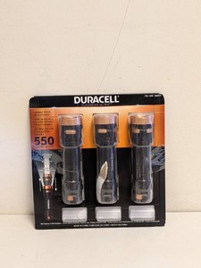 DURACELL VARIABLE FOCUS LED FLASHLIGHT 3PK