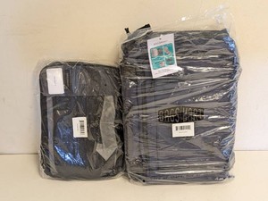 NEW BAGSMART 2PC BLAST 38L BACKPACK BLUE