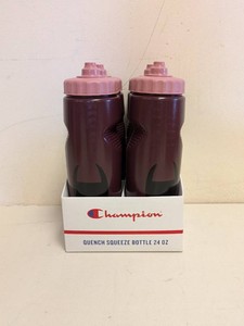NEW CHAMPION QUENCH SQUEEZE BOTTLE 24OZ. RUBYPINK 4PK