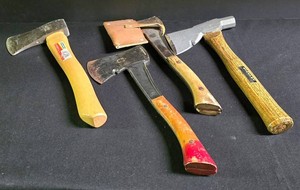 LL-TR - Hatchets - Stanley, Tramontina & Bridgeport (Lot of 4)