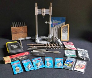 LL-TR - Vintage Drill Bits & Tap Set - Bosch, Craftsman, Dremel, RotoZip, Portalign