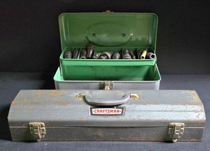 LL-BR - Flywheel Puller Set & Craftsman Toolbox Mixed Lot