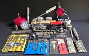LL-BR - Vintage Hand Drill Tool Mixed Lot Sears Craftsman & Reeds Rocket Nutcracker