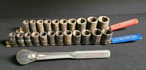 LL-BR - Craftsman 12 in Drive Metric & SAE Socket Set With Ratchet (Lot of 3)