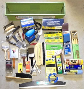 LL-BR - Painting & Wallpapering Tools Mixed Lot Drill Master Orbital Sander 3M