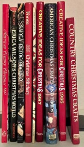 BR1 - Christmas Craft Books Vintage (Lot of 9)