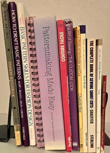 BR1 - Sewing, Pattern Making & Fashion Design Books (Lot of 12)