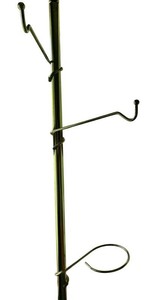 DR - Vintage Mid Century Adjustable Brass Planter Pole