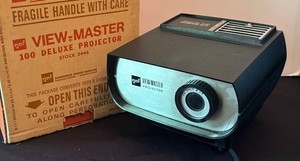 LR - Vintage GAF View-Master Projector Model 100 Deluxe