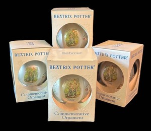 LR - Peter Rabbit Beatrix Potter Ornaments by Schmid